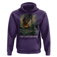 I Run a Tight Shipwreck Hoodie Homeschool Mama Cool Mom - Wonder Print Shop