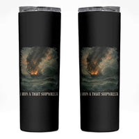 I Run a Tight Shipwreck Skinny Tumbler Homeschool Mama Cool Mom - Wonder Print Shop