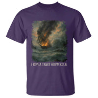 I Run a Tight Shipwreck T Shirt Homeschool Mama Cool Mom - Wonder Print Shop