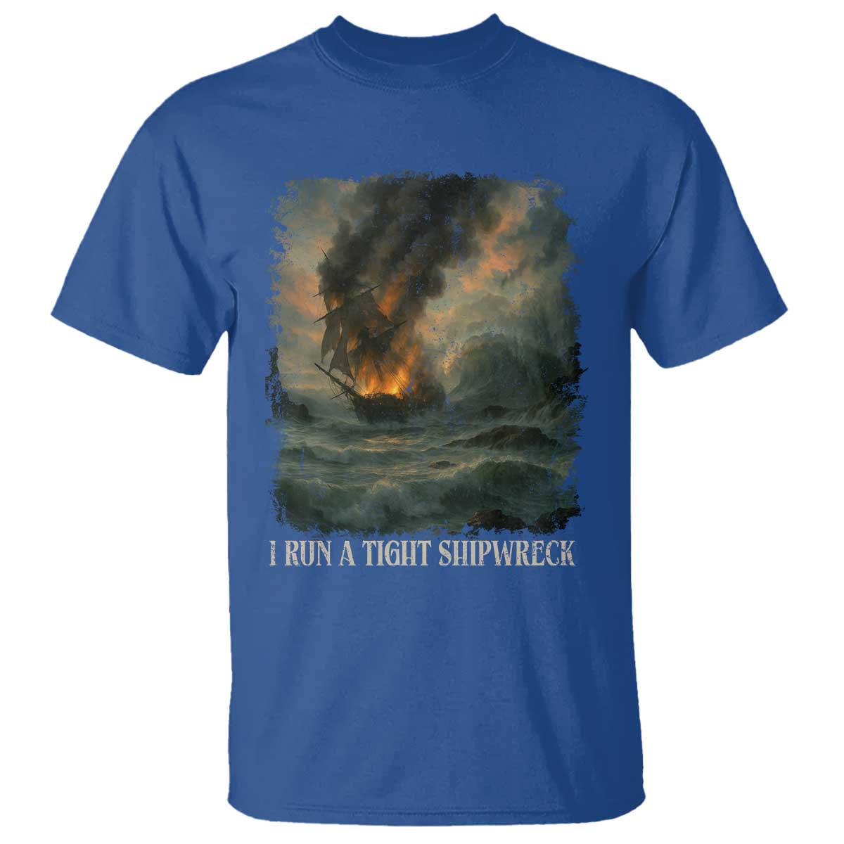 I Run a Tight Shipwreck T Shirt Homeschool Mama Cool Mom - Wonder Print Shop