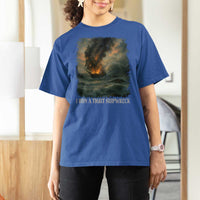I Run a Tight Shipwreck T Shirt For Women Homeschool Mama Cool Mom - Wonder Print Shop