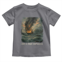 I Run a Tight Shipwreck Toddler T Shirt Homeschool Mama Cool Mom - Wonder Print Shop