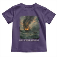 I Run a Tight Shipwreck Toddler T Shirt Homeschool Mama Cool Mom - Wonder Print Shop