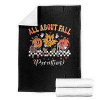 Fall Prevention Throw Blanket Autumn Thanksgiving Nurse PT OT - Wonder Print Shop