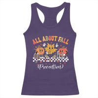 Fall Prevention Racerback Tank Top Autumn Thanksgiving Nurse PT OT - Wonder Print Shop