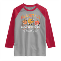 Fall Prevention Raglan Shirt Autumn Thanksgiving Nurse PT OT - Wonder Print Shop