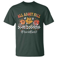 Fall Prevention T Shirt Autumn Thanksgiving Nurse PT OT - Wonder Print Shop