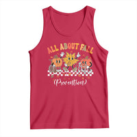 Fall Prevention Tank Top Autumn Thanksgiving Nurse PT OT - Wonder Print Shop