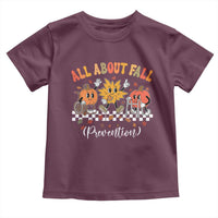 Fall Prevention Toddler T Shirt Autumn Thanksgiving Nurse PT OT - Wonder Print Shop