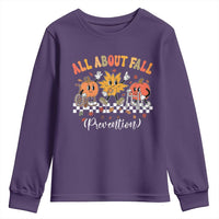 Fall Prevention Youth Sweatshirt Autumn Thanksgiving Nurse PT OT - Wonder Print Shop