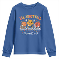 Fall Prevention Youth Sweatshirt Autumn Thanksgiving Nurse PT OT - Wonder Print Shop