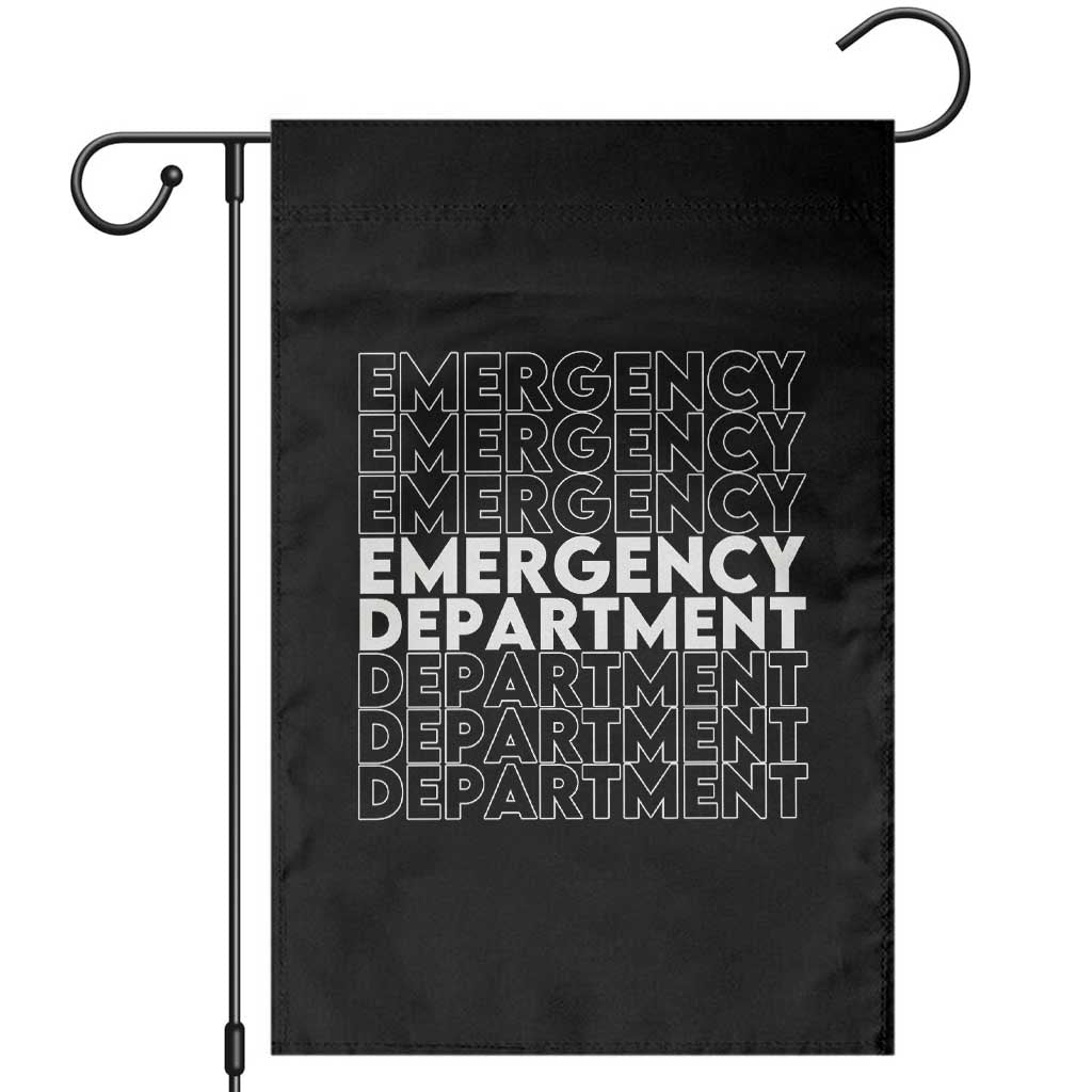 Emergency Department Garden Flag Retro ER Nurse Gift - Wonder Print Shop