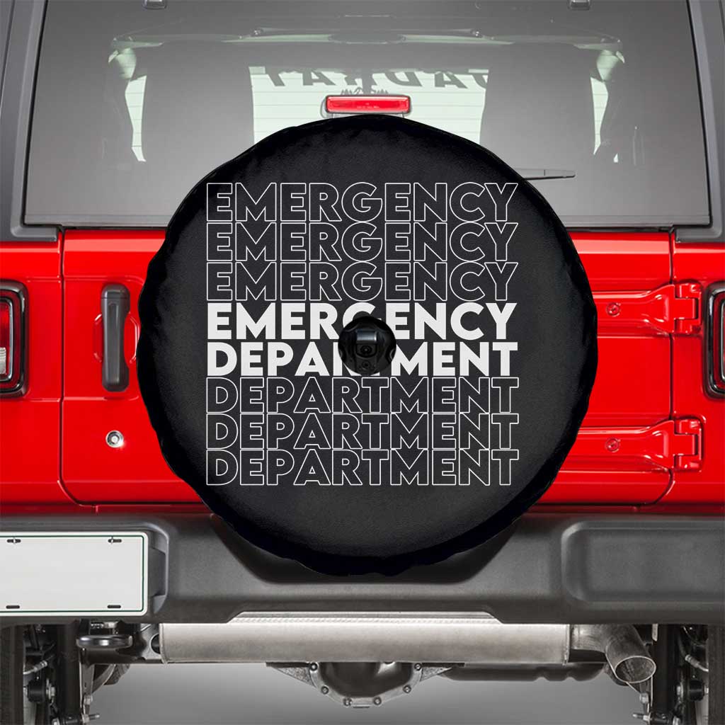 Emergency Department Spare Tire Cover Retro ER Nurse Gift - Wonder Print Shop