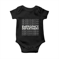 Emergency Department Baby Onesie Retro ER Nurse Gift - Wonder Print Shop