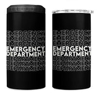 Emergency Department 4 in 1 Can Cooler Tumbler Retro ER Nurse Gift - Wonder Print Shop