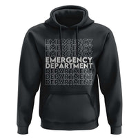 Emergency Department Hoodie Retro ER Nurse Gift - Wonder Print Shop