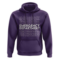Emergency Department Hoodie Retro ER Nurse Gift - Wonder Print Shop