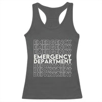 Emergency Department Racerback Tank Top Retro ER Nurse Gift - Wonder Print Shop