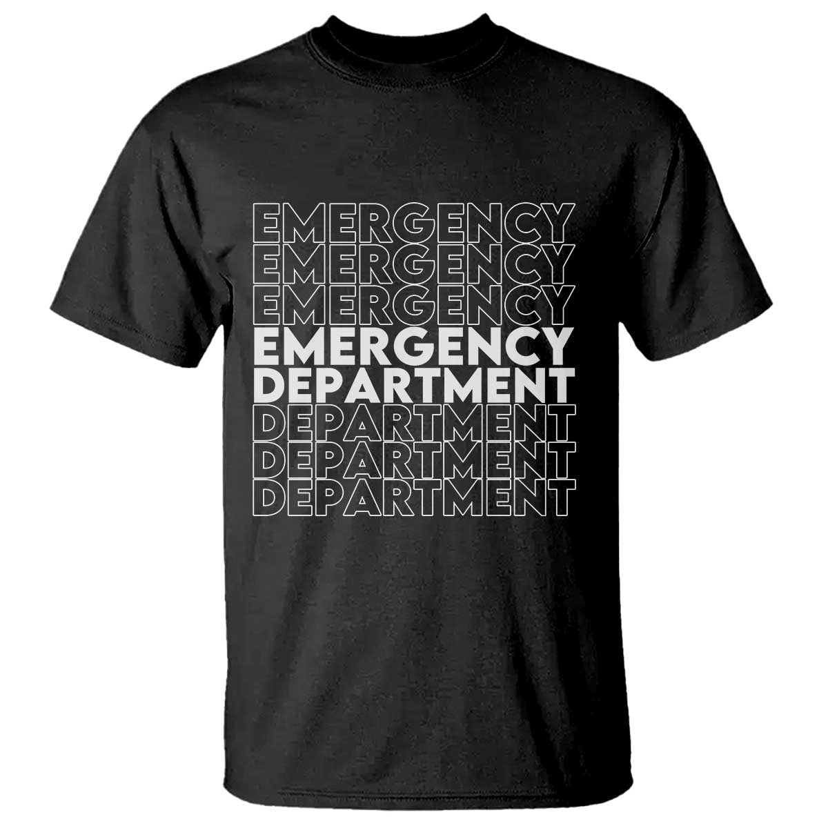Emergency Department T Shirt Retro ER Nurse Gift - Wonder Print Shop