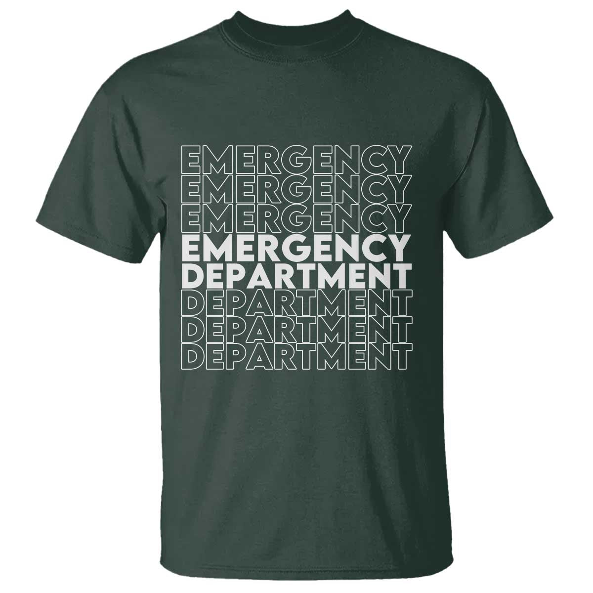 Emergency Department T Shirt Retro ER Nurse Gift - Wonder Print Shop