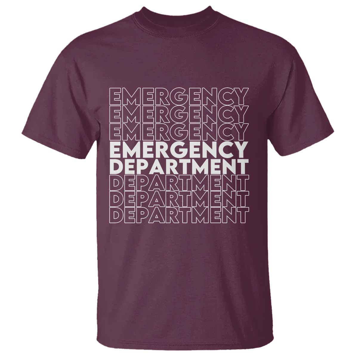 Emergency Department T Shirt Retro ER Nurse Gift - Wonder Print Shop