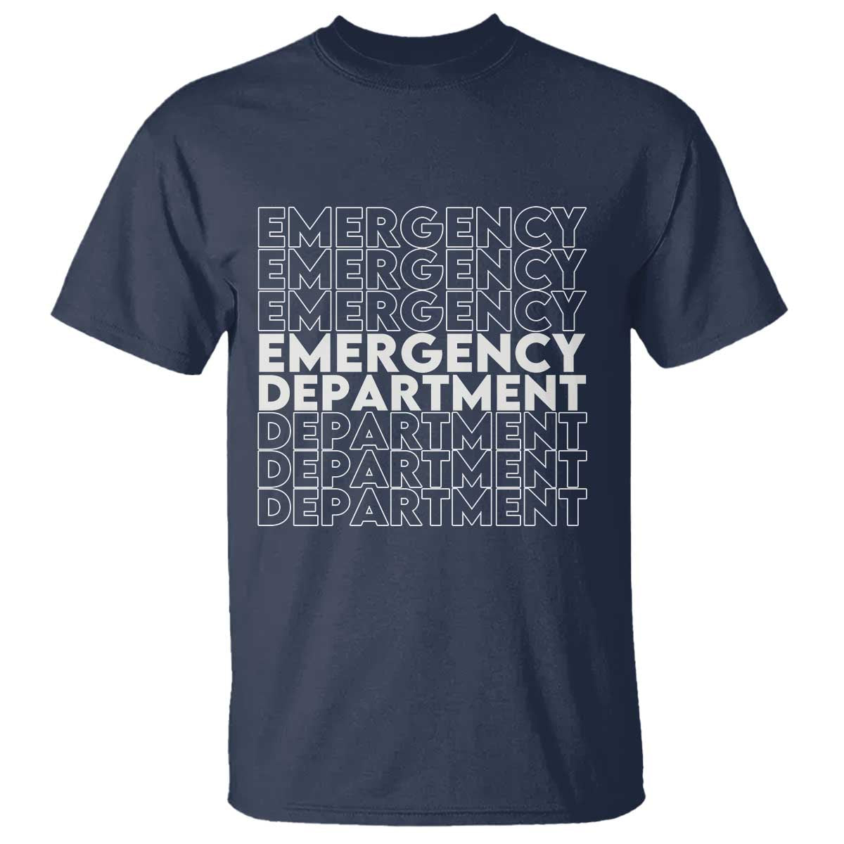 Emergency Department T Shirt Retro ER Nurse Gift - Wonder Print Shop