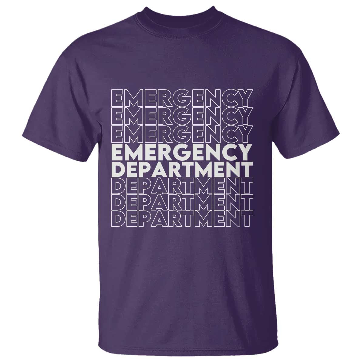 Emergency Department T Shirt Retro ER Nurse Gift - Wonder Print Shop