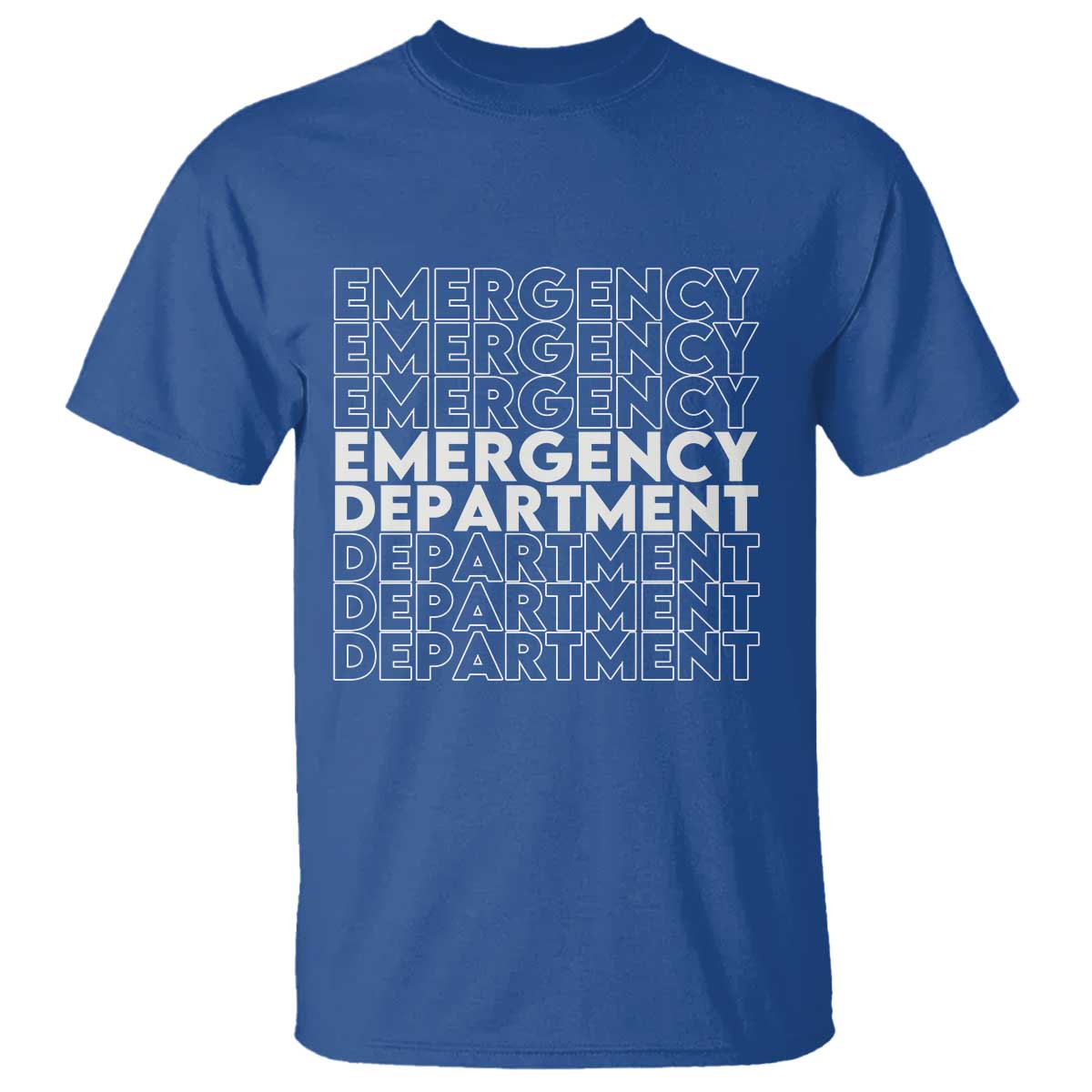 Emergency Department T Shirt Retro ER Nurse Gift - Wonder Print Shop