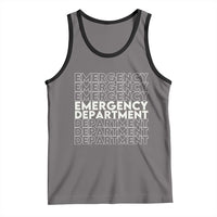 Emergency Department Tank Top Retro ER Nurse Gift - Wonder Print Shop