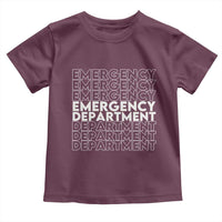 Emergency Department Toddler T Shirt Retro ER Nurse Gift - Wonder Print Shop