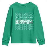 Emergency Department Youth Sweatshirt Retro ER Nurse Gift - Wonder Print Shop