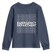 Emergency Department Youth Sweatshirt Retro ER Nurse Gift - Wonder Print Shop