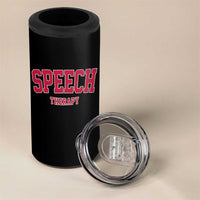 Retro Speech Therapy 4 in 1 Can Cooler Tumbler Special Education Therapist Teacher Appreciation