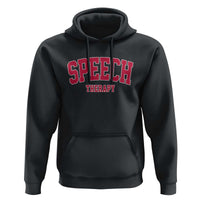 Retro Speech Therapy Hoodie Special Education Therapist Teacher Appreciation