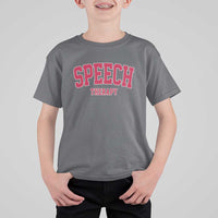 Retro Speech Therapy T Shirt For Kid Special Education Therapist Teacher Appreciation