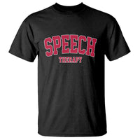 Retro Speech Therapy T Shirt Special Education Therapist Teacher Appreciation