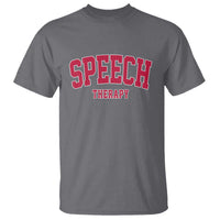 Retro Speech Therapy T Shirt Special Education Therapist Teacher Appreciation