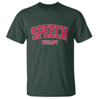 Retro Speech Therapy T Shirt Special Education Therapist Teacher Appreciation