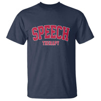 Retro Speech Therapy T Shirt Special Education Therapist Teacher Appreciation