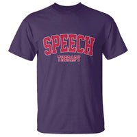 Retro Speech Therapy T Shirt Special Education Therapist Teacher Appreciation