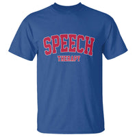 Retro Speech Therapy T Shirt Special Education Therapist Teacher Appreciation