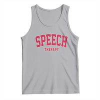 Retro Speech Therapy Tank Top Special Education Therapist Teacher Appreciation