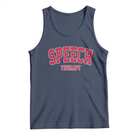 Retro Speech Therapy Tank Top Special Education Therapist Teacher Appreciation