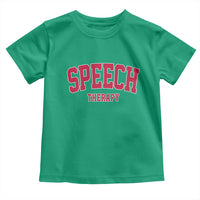 Retro Speech Therapy Toddler T Shirt Special Education Therapist Teacher Appreciation