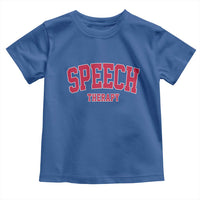 Retro Speech Therapy Toddler T Shirt Special Education Therapist Teacher Appreciation