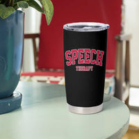 Retro Speech Therapy Tumbler Cup Special Education Therapist Teacher Appreciation