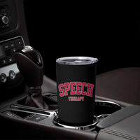 Retro Speech Therapy Tumbler Cup Special Education Therapist Teacher Appreciation