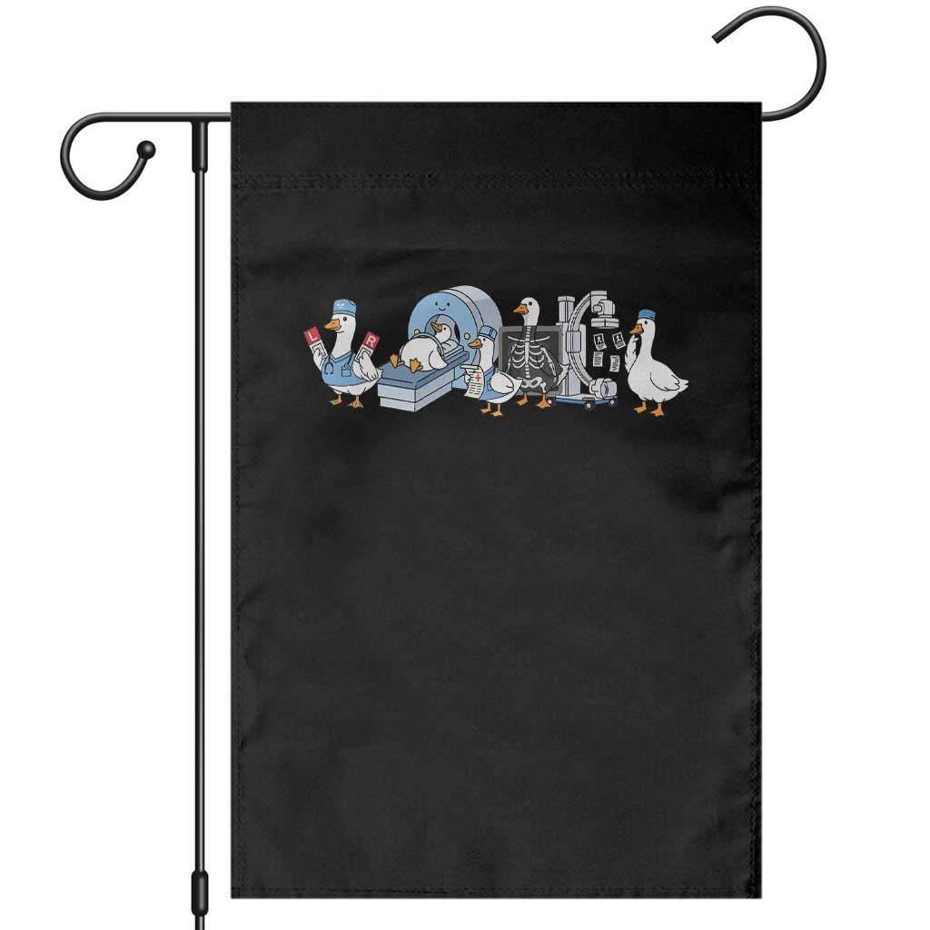 Radiologic Technologist Goose Garden Flag Funny X-Ray Tech CT MRI Gooses