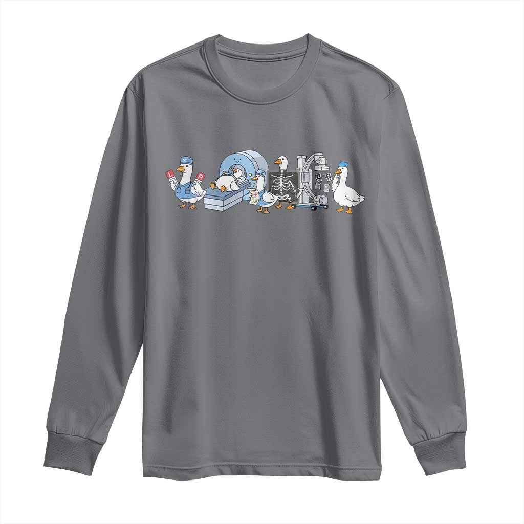 Radiologic Technologist Goose Long Sleeve Shirt Funny X-Ray Tech CT MRI Gooses