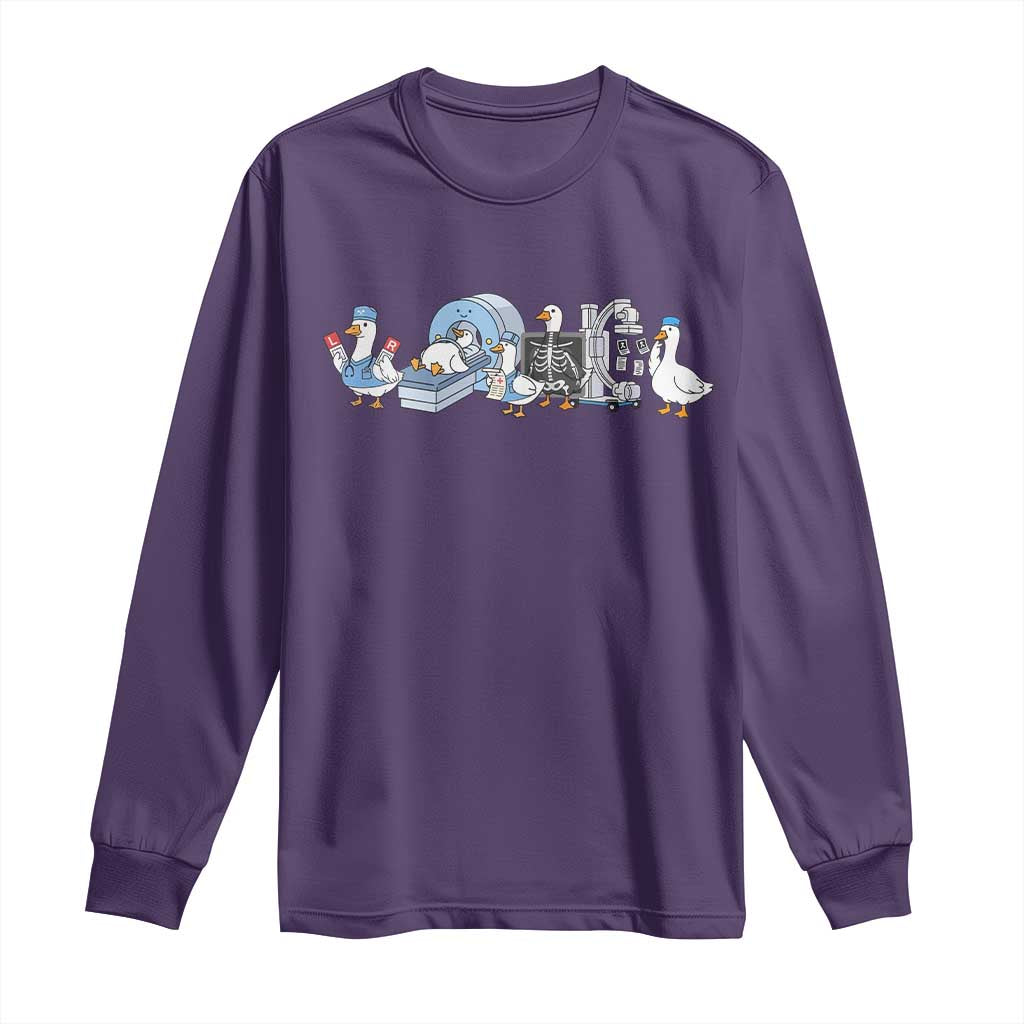 Radiologic Technologist Goose Long Sleeve Shirt Funny X-Ray Tech CT MRI Gooses